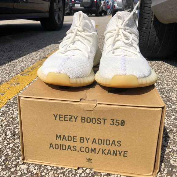 adidas Shoes Yeezy Boost 35 V2 Creams Used Poshmark